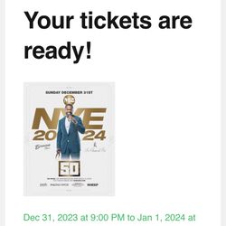 50 Cent NYE Tickets