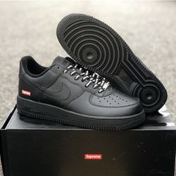 Supreme Black Air Force One Size 11 M 