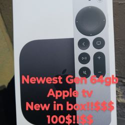 Newest Gen APPLE TV 64 GB NEW IN BOX