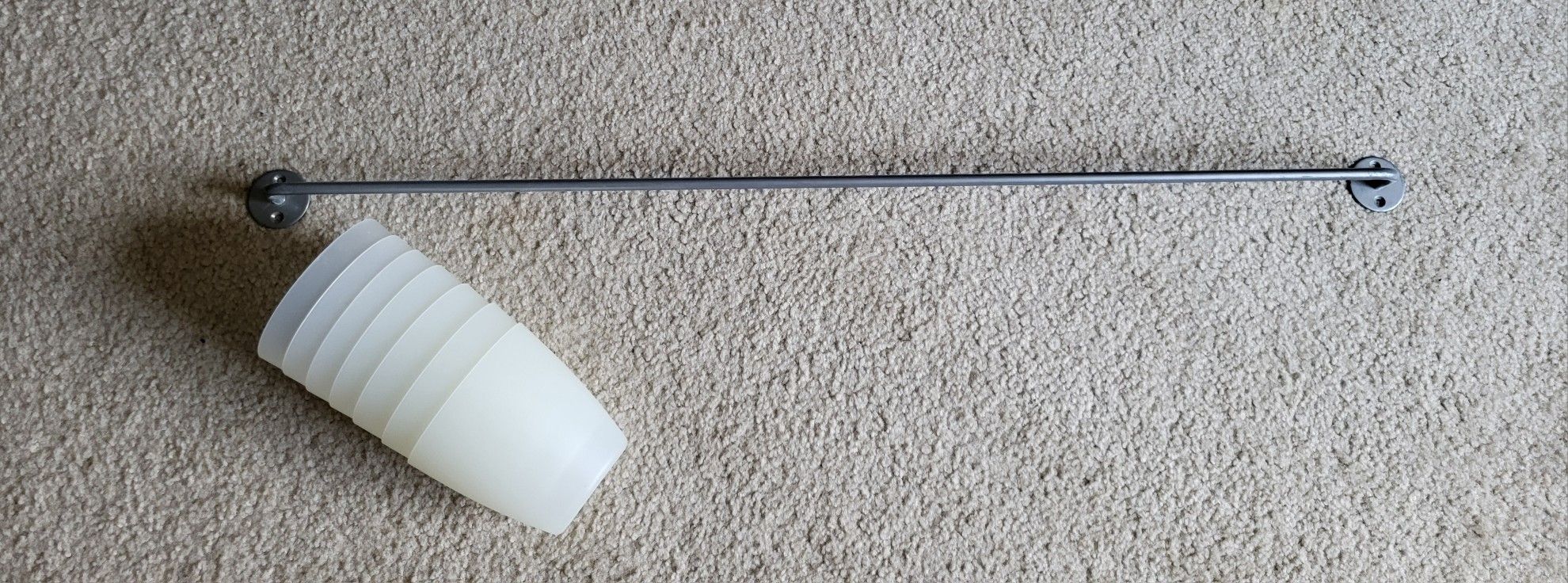 IKEA Hanging Rod With Storage Cups