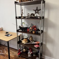 Modern 5-Tier Bookshelf 