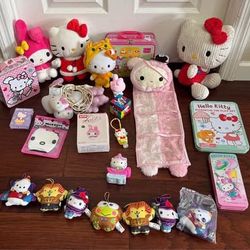 Hello Kitty Toys Plush Accessories etc $25 for All 