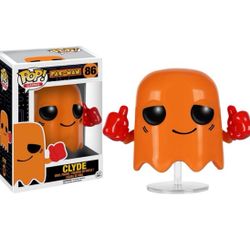 Funko Pop Retro Games Pac-Man Clyde #86 Ghost Vinyl Figure NIB