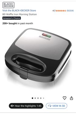 3 in1 Waffle Sandwich And Grill Maker