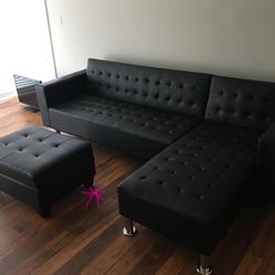 Bobby Black Reversible Sectional Happy Homes / couch 