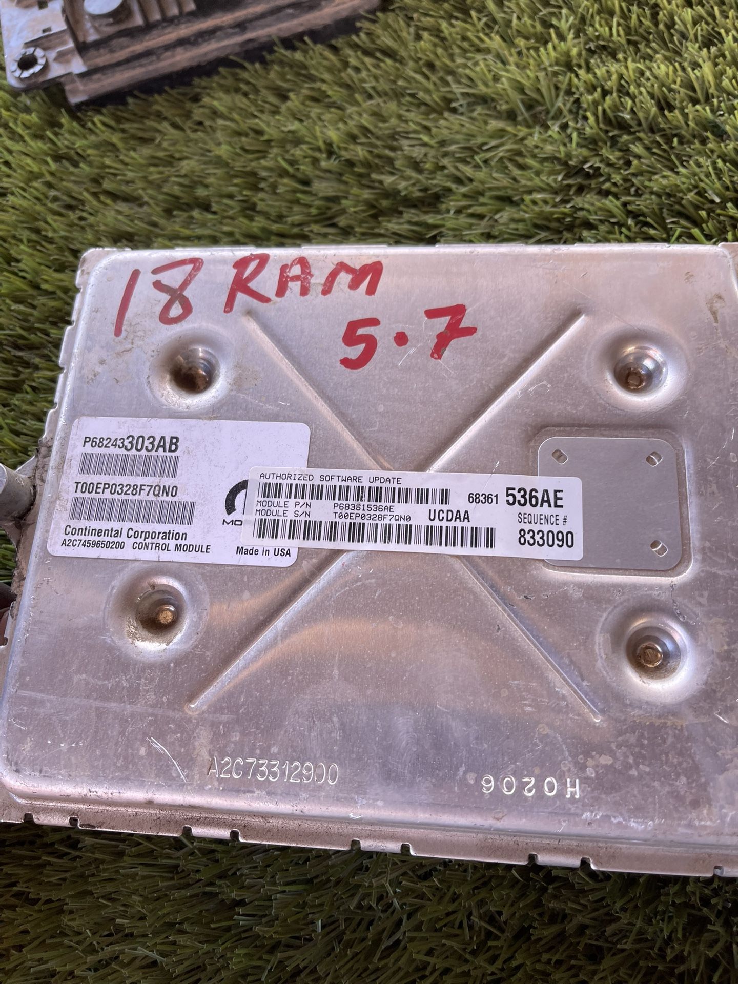 2018 Ram 1500 Engine Control Unit