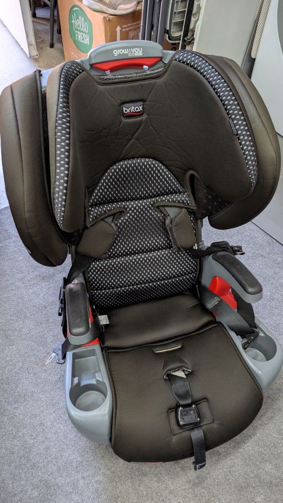 Britax Grow with You ClickTight Harness-2-Booster Car Seat, Cool Flow Gray