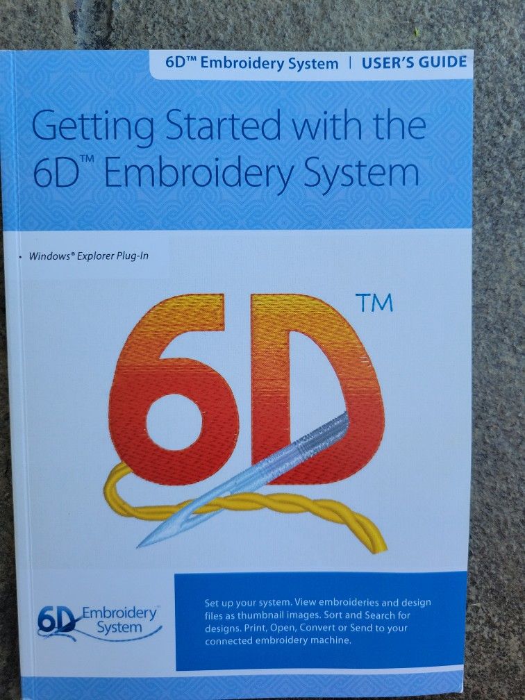 husqvarna 6D Premier Embroidery SOFTWARE System