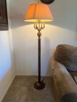 Dark Green Ceramic Table Lamp with Shade