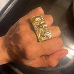 10kt 2 Finger Ring 