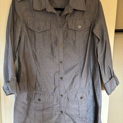 Women’s Chico’s Thin Military Jacket (Medium)