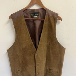 Brown Suede Vest