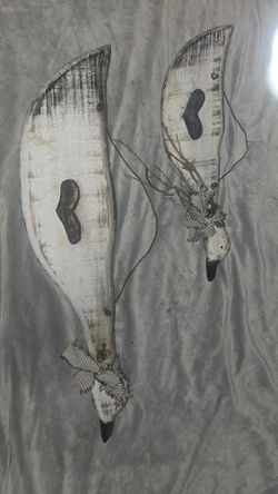 2 Canadian Goose Outside/inside Wall Decor