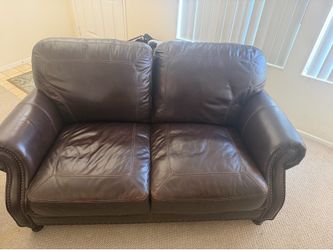 Brown sofa!