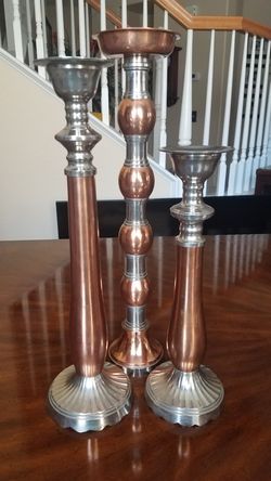 Heavy candleholders