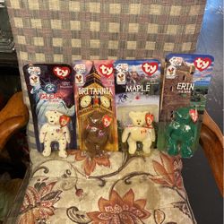 Ty Beanie Babies Collect All 4