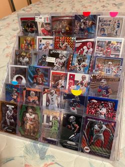Football cards and display