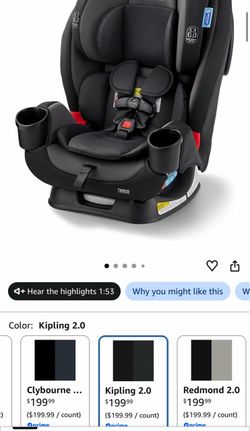 Graco TriRide 3 in 1 Convertible Car Seat – Kipling 2.0 Brand New