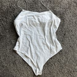 White cotton bodysuit
