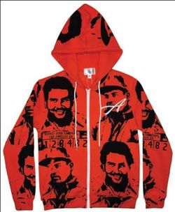 Assali Hot Orange Hoodie Size M