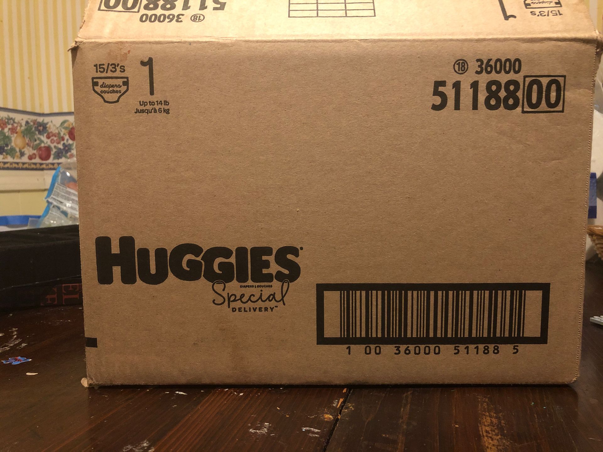 Huggies Diapers Size 1 (up to 14 lbs)