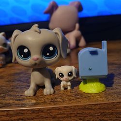 Littlest pet shop dog set