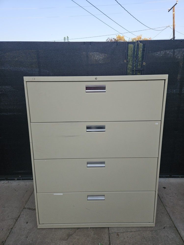 Lateral File Cabinet 42"L X 19.5"W X 53"H