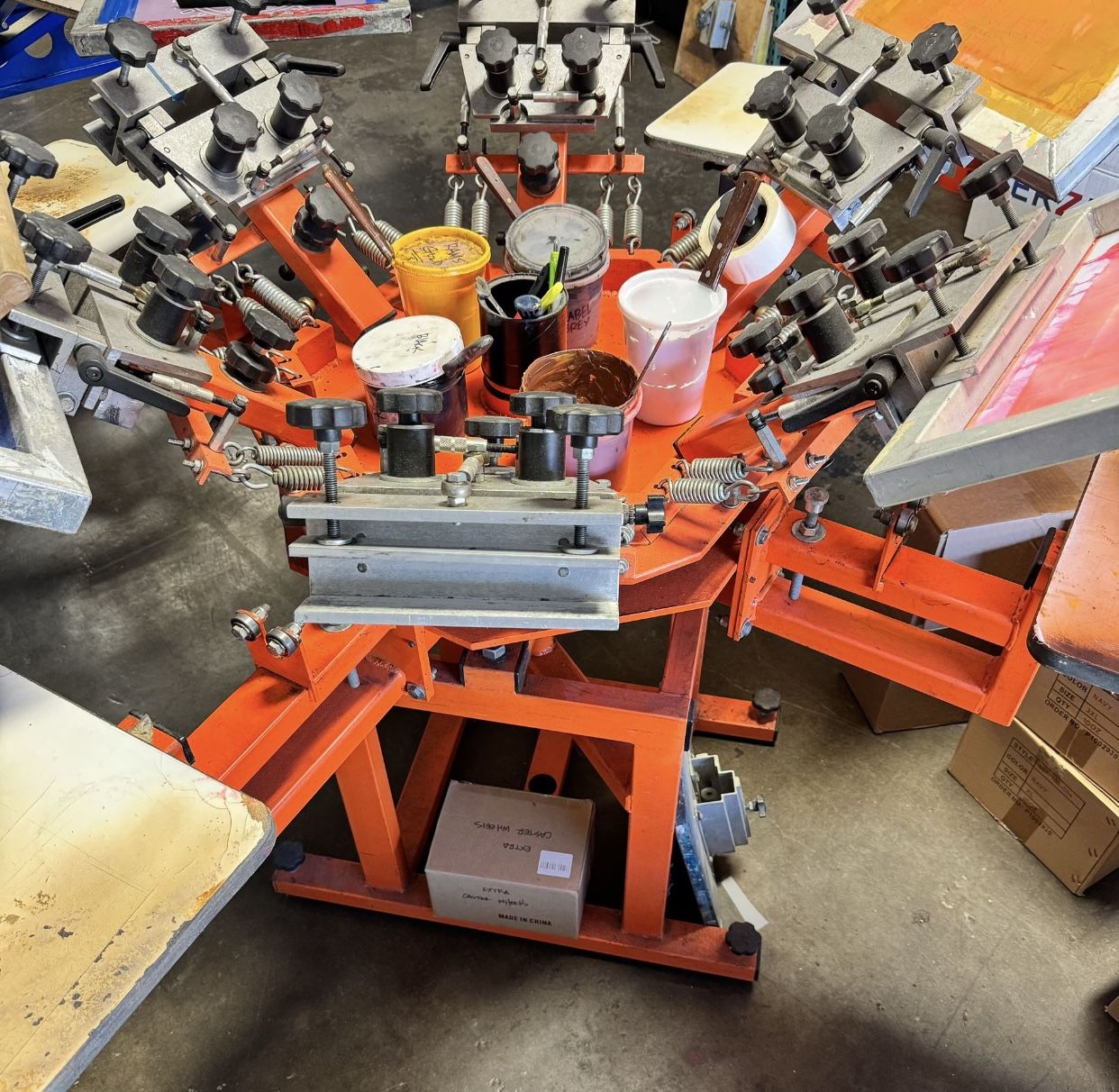 Screen Print Machine