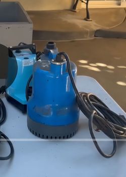 Plug-In Utility Pump, 3/4 , water pump, hose
