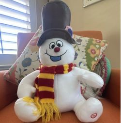 Christmas Decoration Lot - Frosty Plush Doll