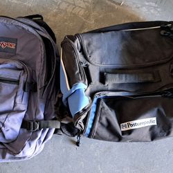 BACKPACK AND TRAVEL BAG
