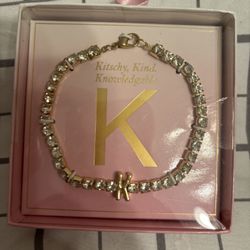 Letter K bracelet 
