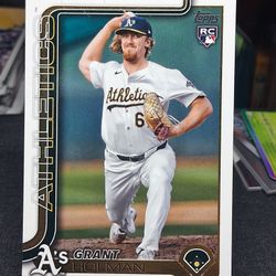 2025 & 2024 Topps Series 2 Oakland Athletics Baseball Cards Rookies & Veterans