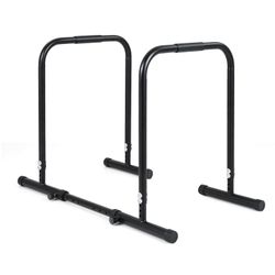 New Goplus SU-38872BK-PS Adjustable Heavy Duty Dip Bar 660 LBS Capacity Retail $52.00