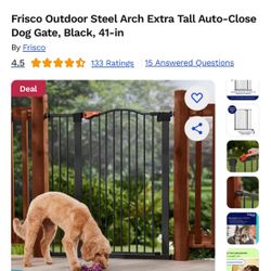 Frisco Outdoor Extra Tall Pet gate (Set Of 2)