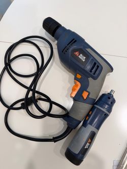 Power tool combo Drill Corded + Electric Cordless Screwdriver