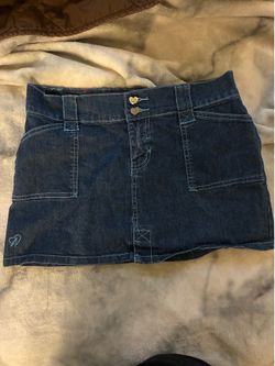 Denim Mini Skirt