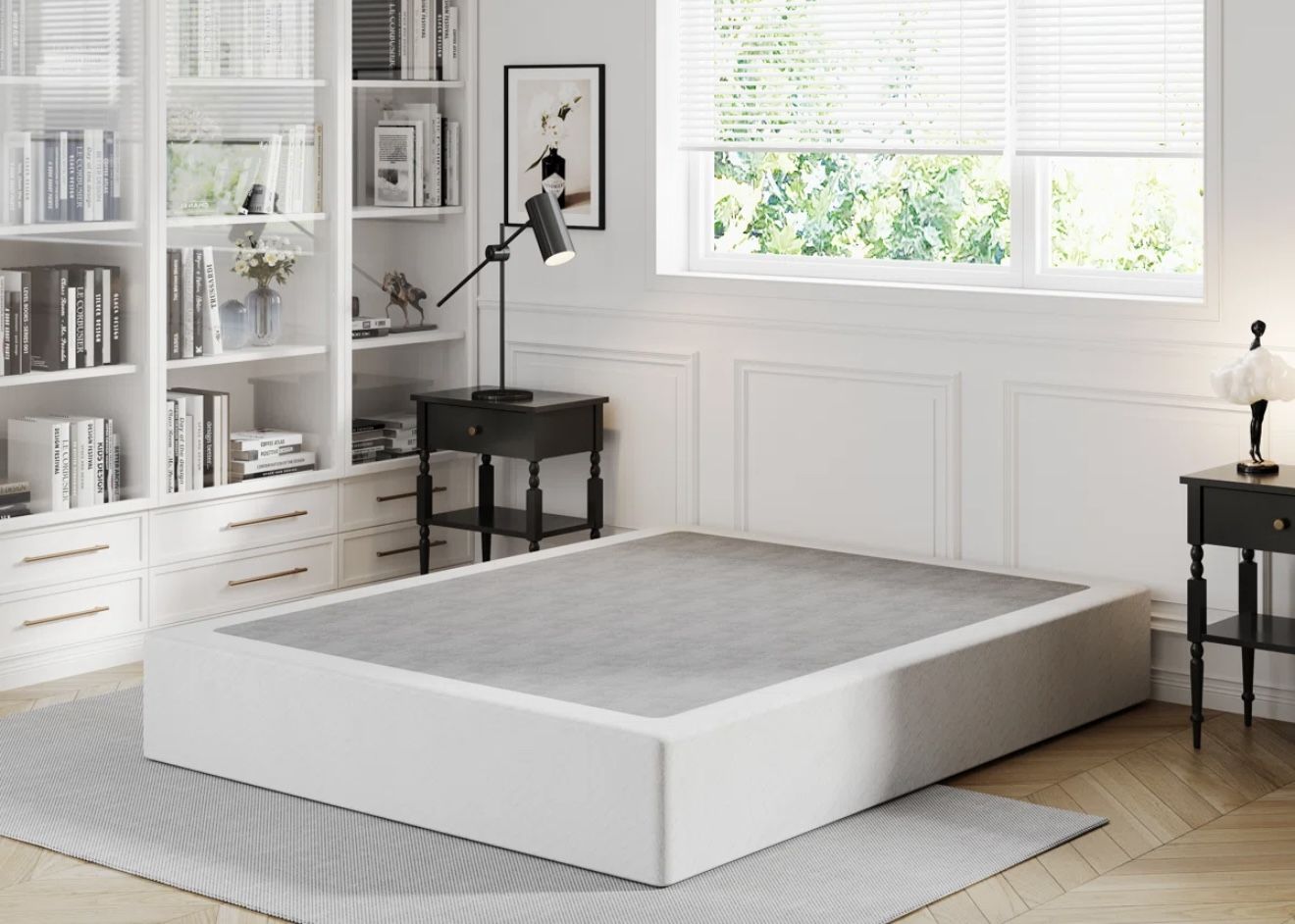 Iron Box Spring, Fabric - Covered,  FULL 