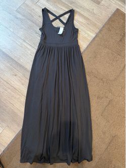 Anthropologie Maxi Dress. Stretchy w pockets. Small petite. New. Located in North Park 92104.