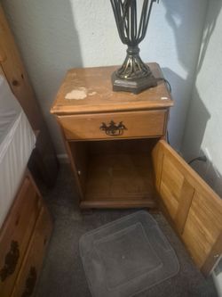 Solid maple matching night stands