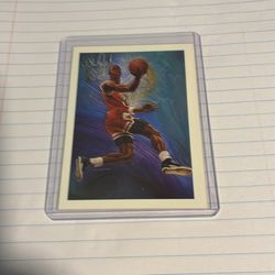 1990 NBA Hoops Artistry Michael Jordan