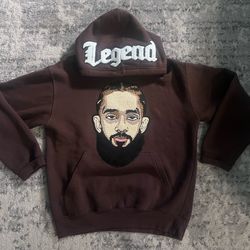Nipsey Hustle Hoodie Sml BNWOT Brown 