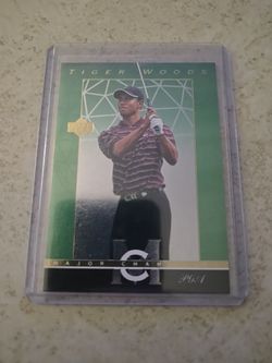 Tiger Woods Upper Deck Major Champions PGA Card