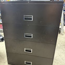 4 drawer filing cabinet  Brown - letter/legal 