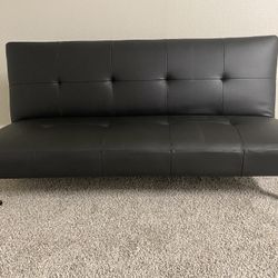 🔹Black Convertible Futon Sofa Bed