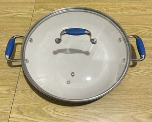 Enameled 12” Pan Heavy And Nice - Brand New