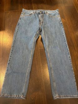 Men’s Levi’s 505 Regular Fit Straight Leg Jeans – W38 L30 1700