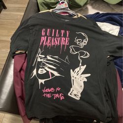 Black And Pink Graphic Tee 