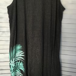 Sleeveless Night Shirt, XL