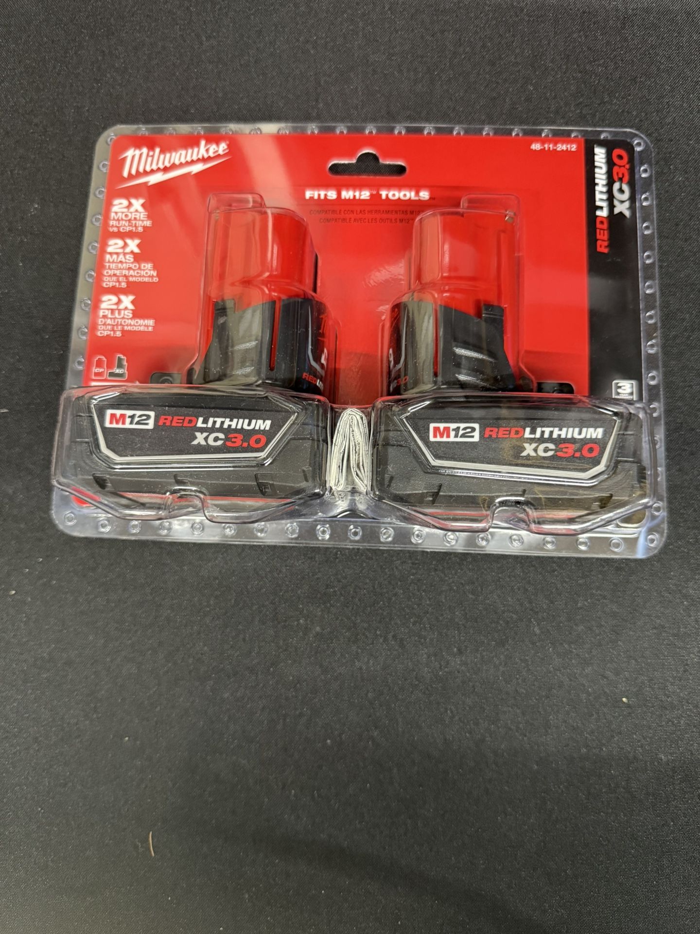 Milwaukee M12 Battery 3.0 New 